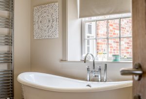 Freestanding Bath in Boutique Norfolk Holiday Home